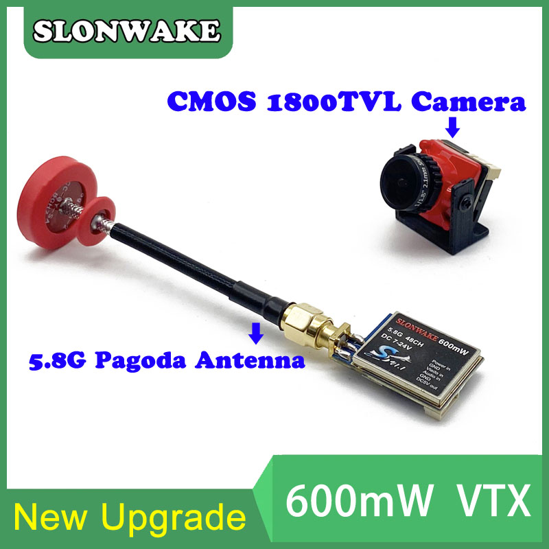 5.8G 48CH 600mW 조정 가능한 VTX-CAM - Drone Receiver 리뷰 및 가격