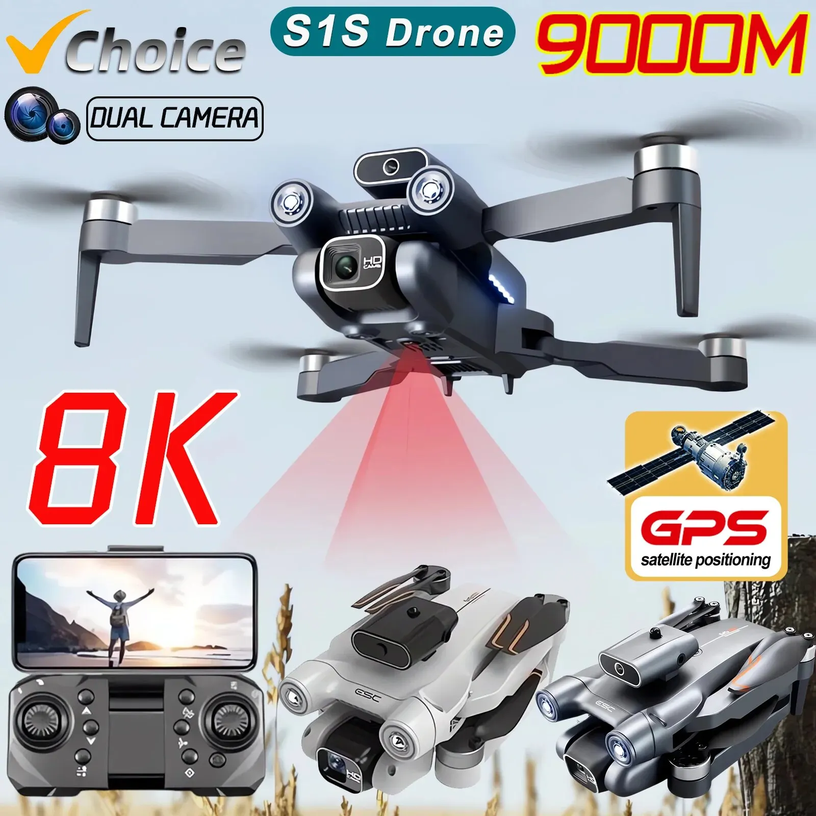 전문 브러시리스 모터 드론 카메라, 장애물 회피 HD  - Drone Gps Module 리뷰 및 가격