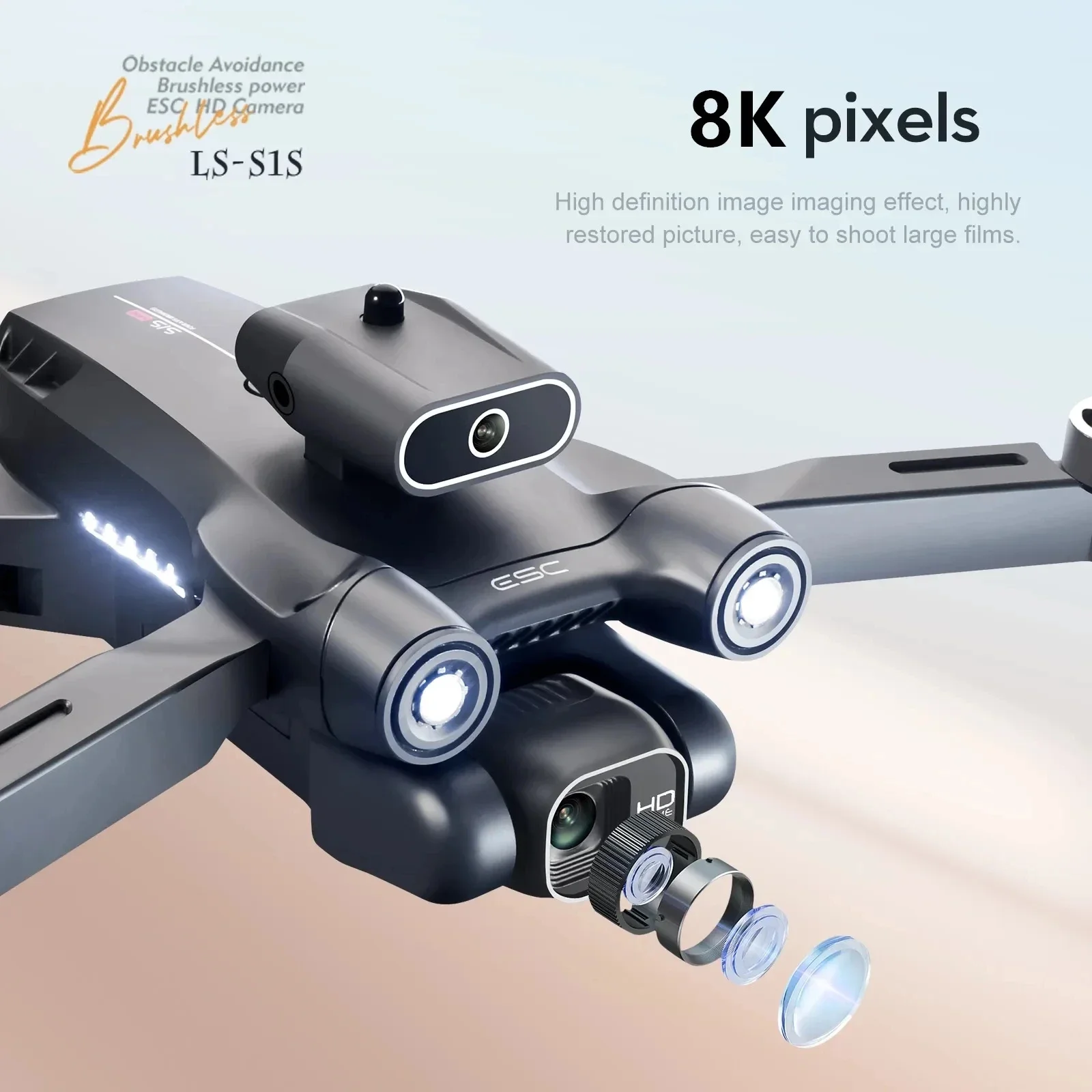 전문 브러시리스 모터 드론 카메라, 장애물 회피 HD  - Drone Gps Module 리뷰 및 가격