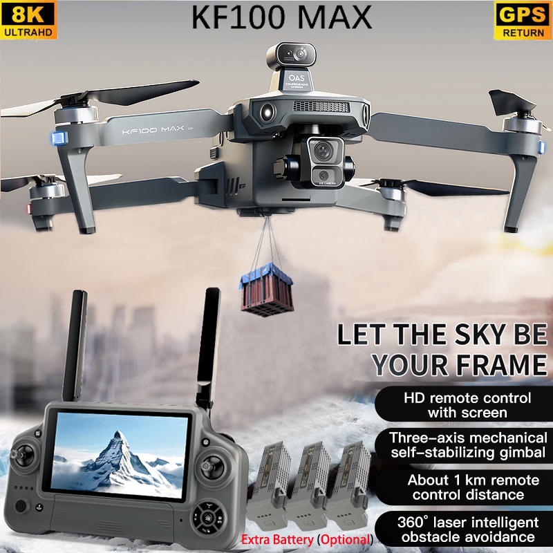 KF100 MAX GPS 드론 4K 카메라 3축 짐벌  - Drone Gimbal 리뷰 및 가격