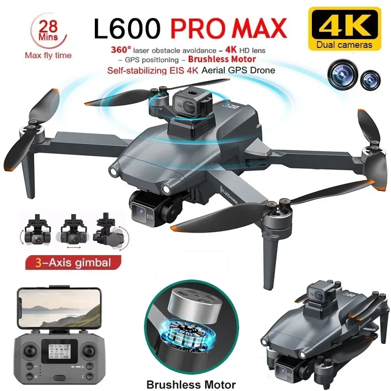 L600 PRO MAX GPS 드론 전문 4K 3축 P - Drone Gps Mount 리뷰 및 가격