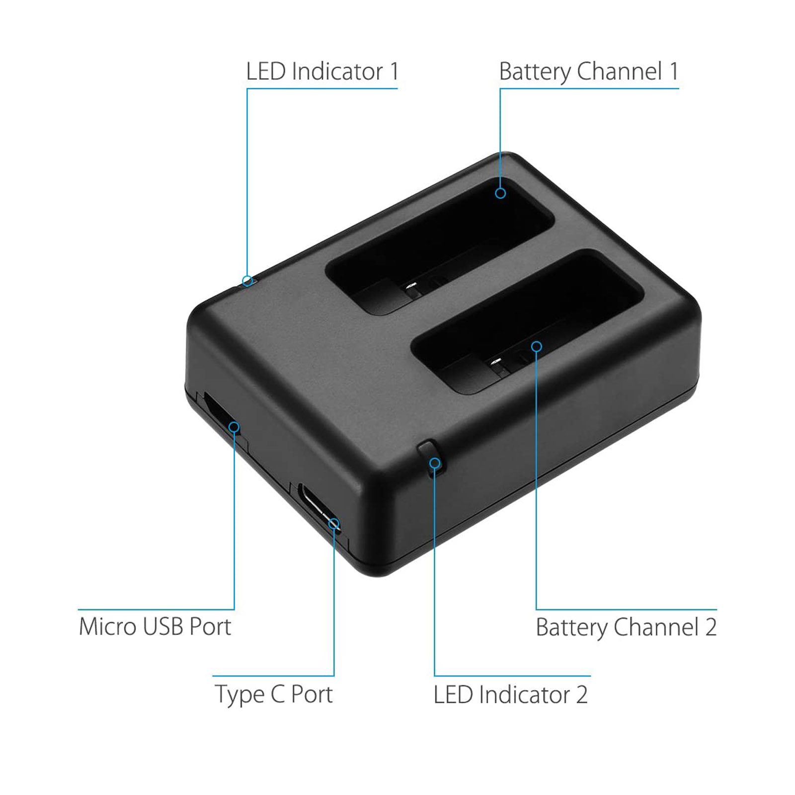 고프로 히어로 5 충전기 AHDBT-501 배터리 듀얼 - Drone Charger 리뷰 및 가격