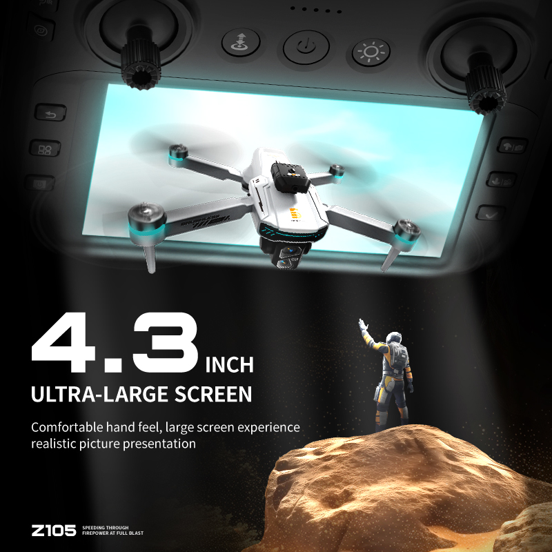 Z105 광학 흐름 포지셔닝 기능 탑재, 4.3인치 화 - Drone Gimbal 리뷰 및 가격